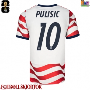 Förenta stater Christian Pulisic #10 Hemmatröja VM 2026 Kortärmad